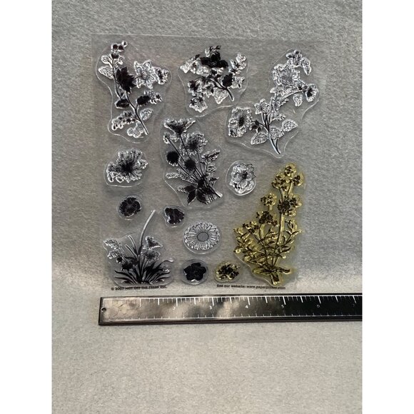 Hot Off The Press Flower Clear Stamps For Scrapbooking & Crafts 2007 - Picture 4 of 4